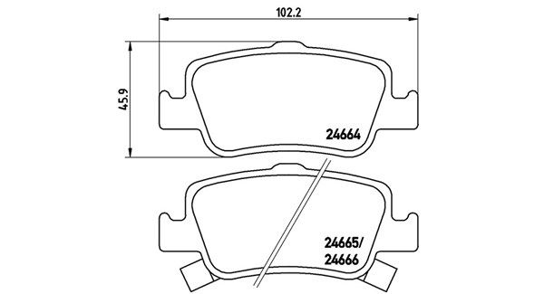 MAGNETI MARELLI stabdžių trinkelių rinkinys, diskinis stabdys 363700483080